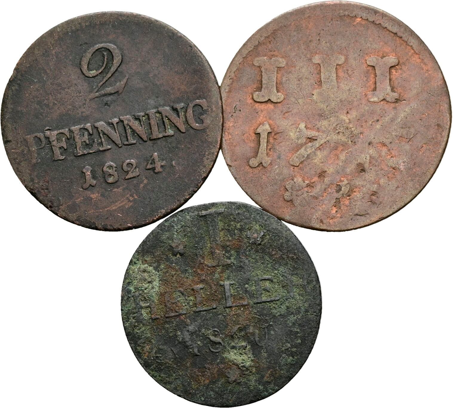 Lot 3 Stk. Kleinmünzen