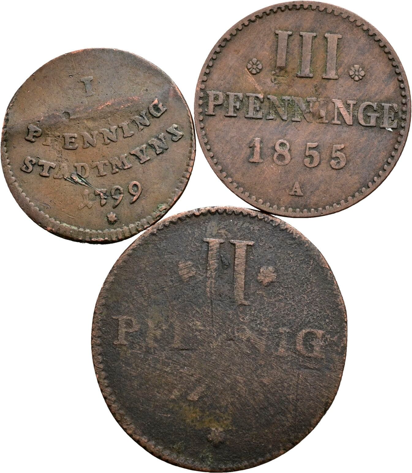 Lot 3 Stk. Kleinmünzen