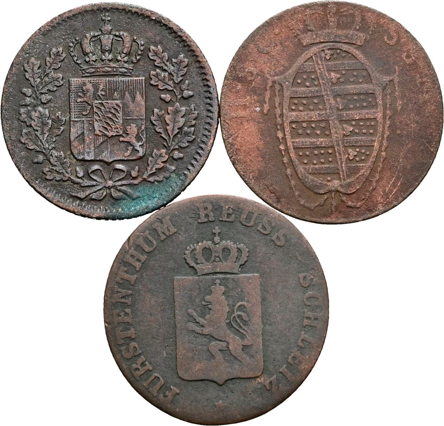 Lot 3 Stk. Kleinmünzen – Rückseite