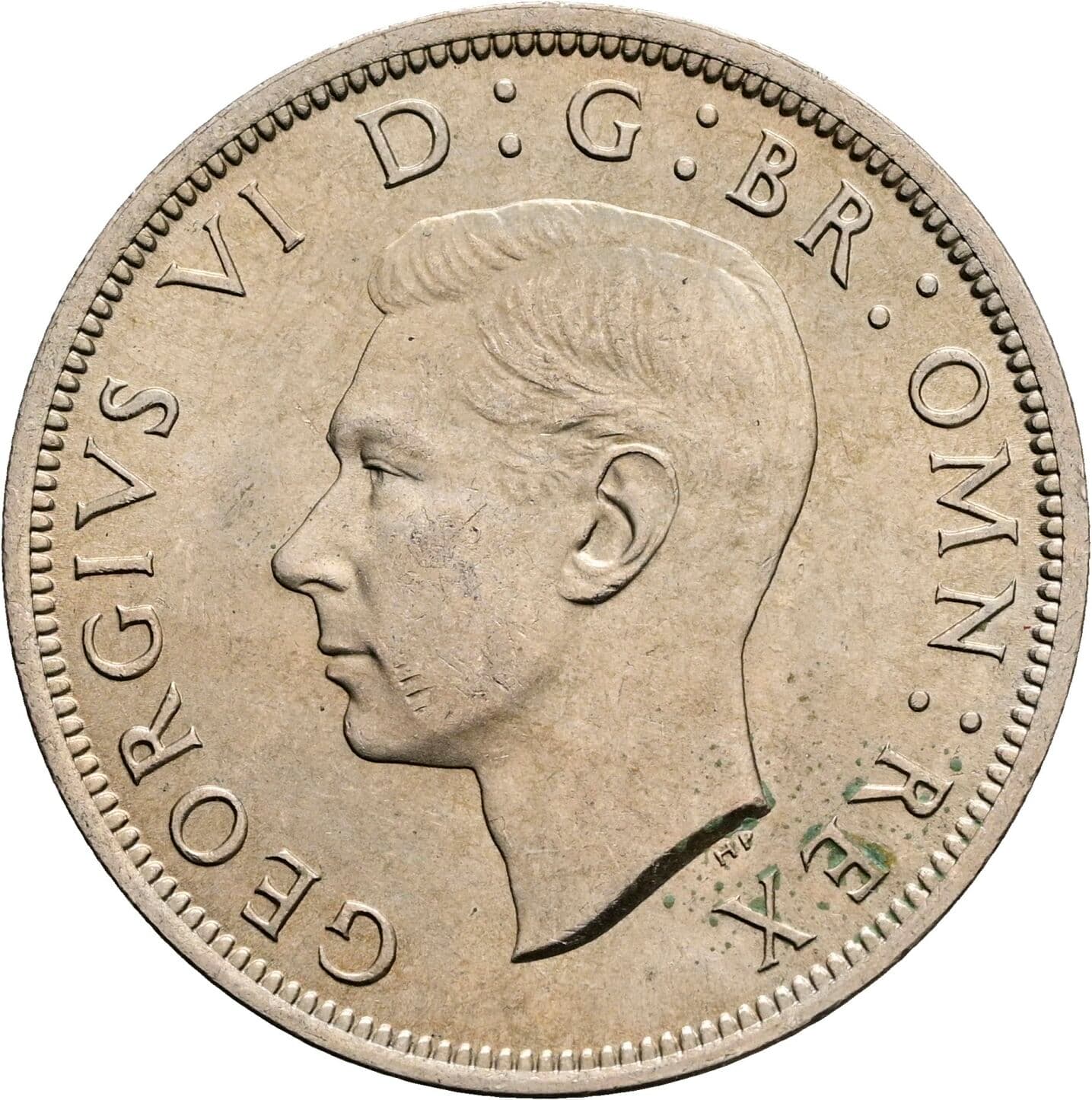 Half Crown George VI. 1936-1952 1948 – Vorderseite