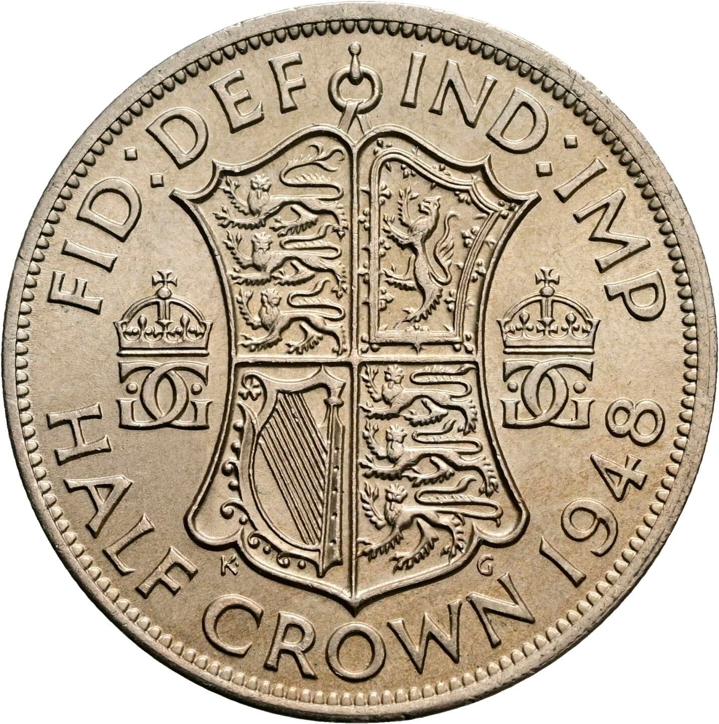 Half Crown George VI. 1936-1952 1948 – Rückseite