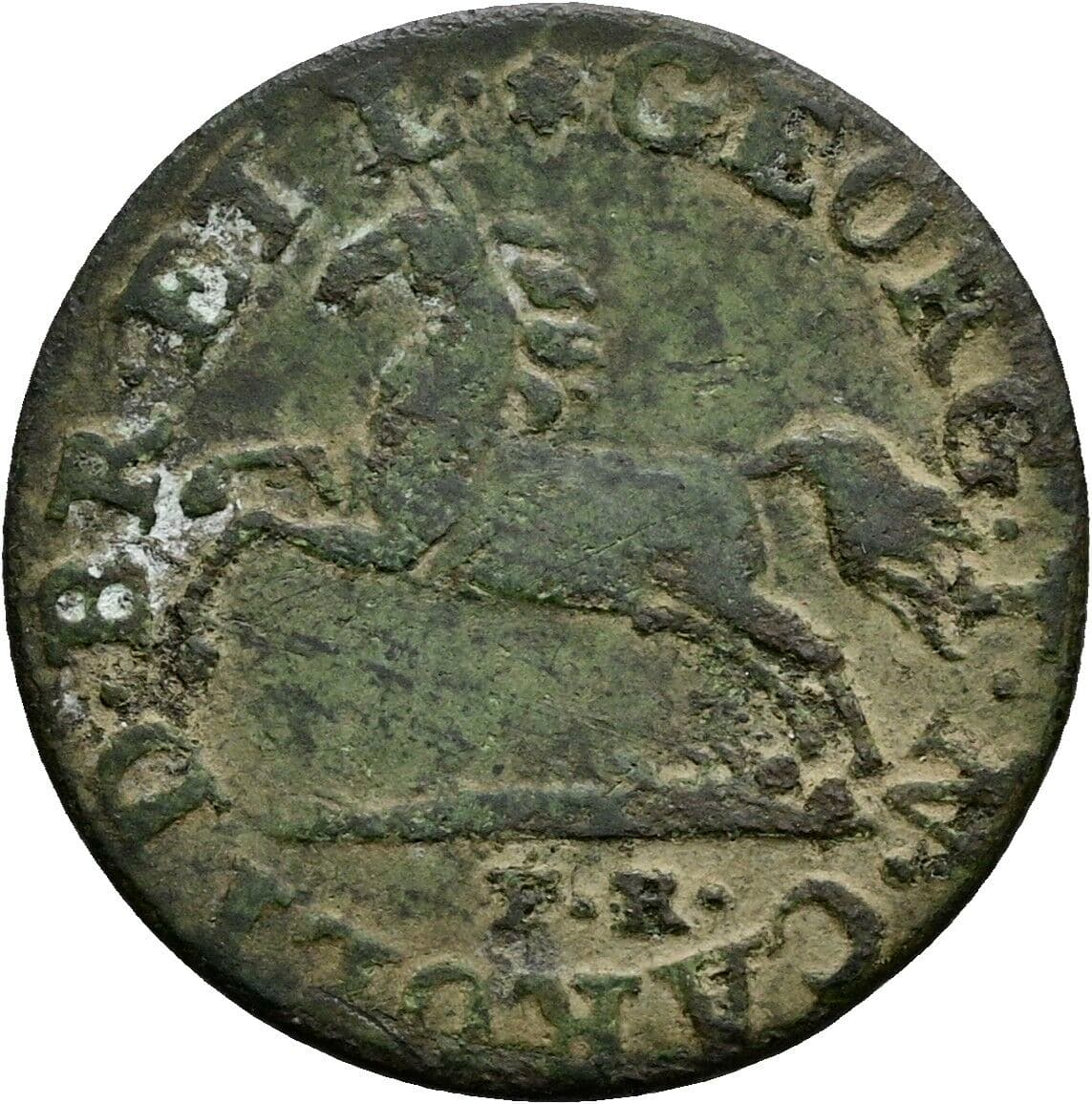 1 Pfennig Herzog Karl 1815-1830 1819 – Rückseite