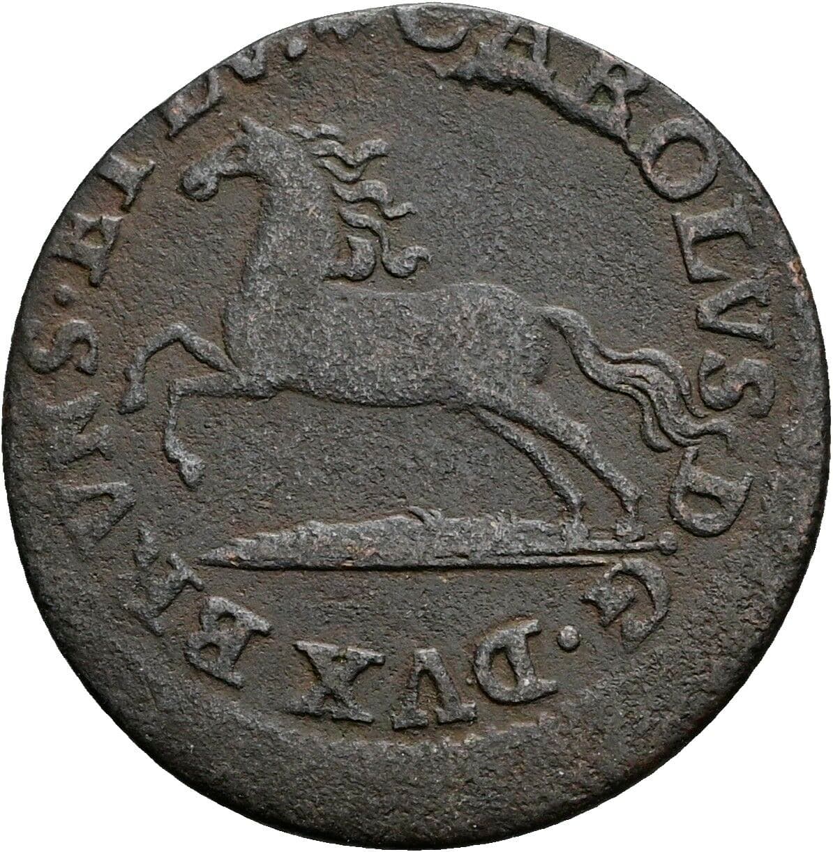 1 Pfennig Karl 1735-1780 1760 – Rückseite