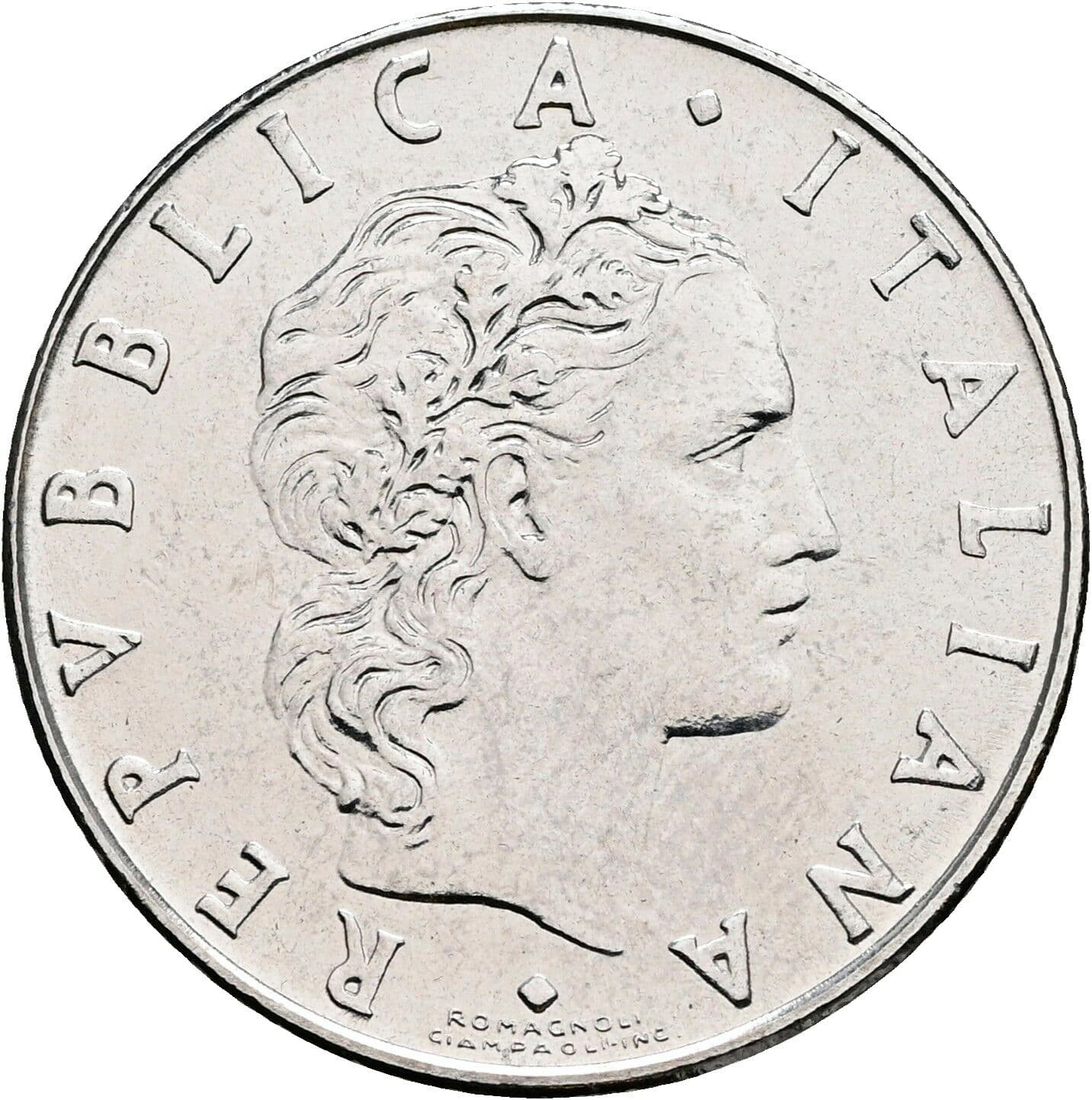 50 Lire 1977 – Vorderseite