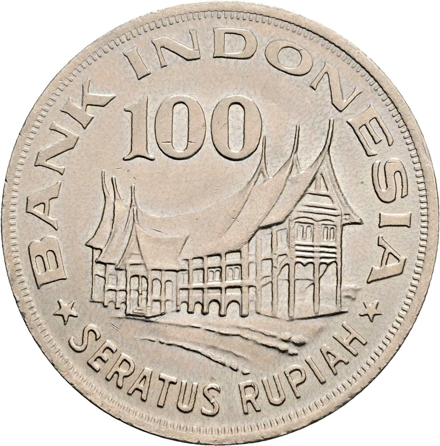100 Rupiah 1978 – Vorderseite