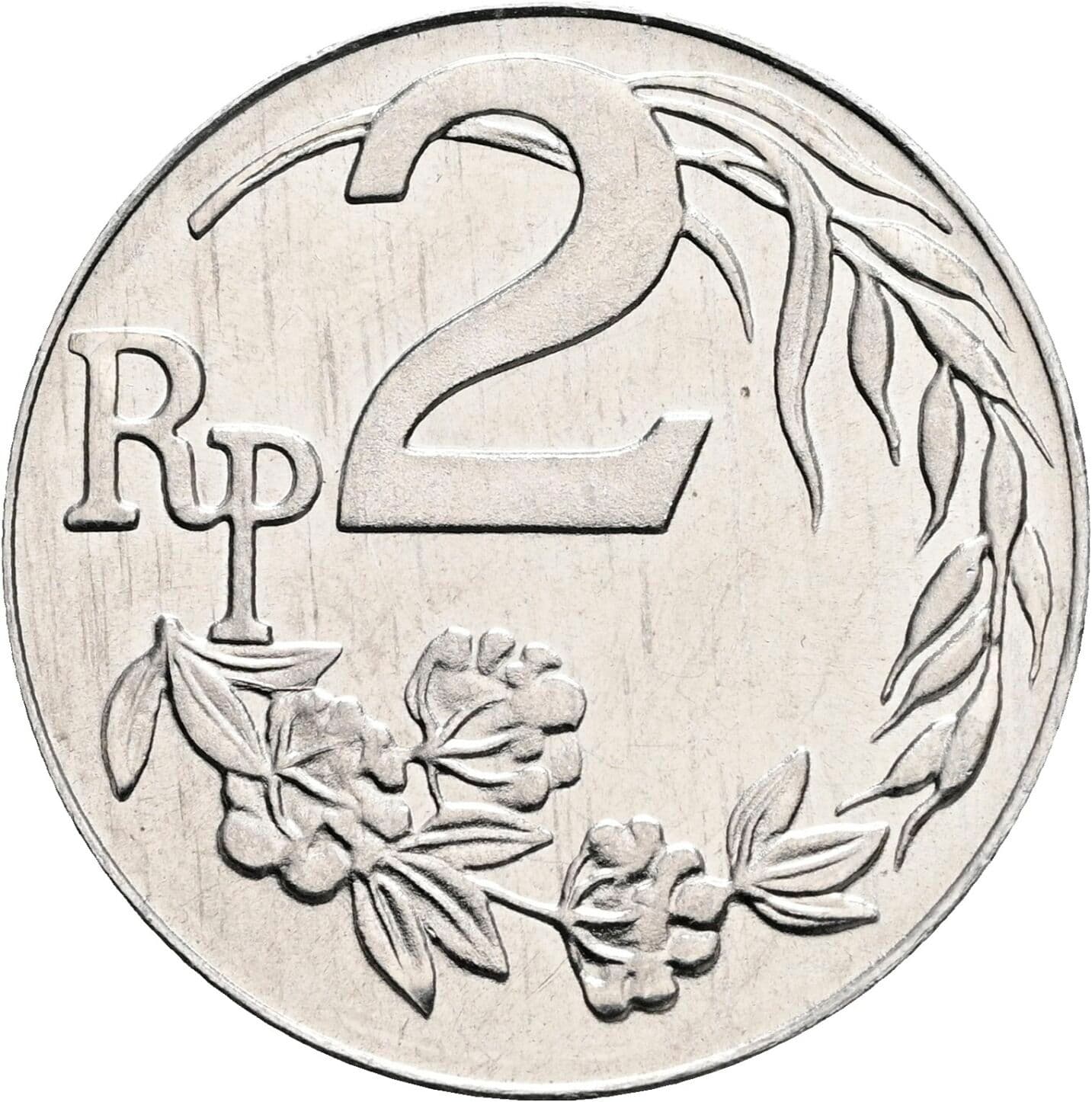 2 Rupiah 1970 – Vorderseite