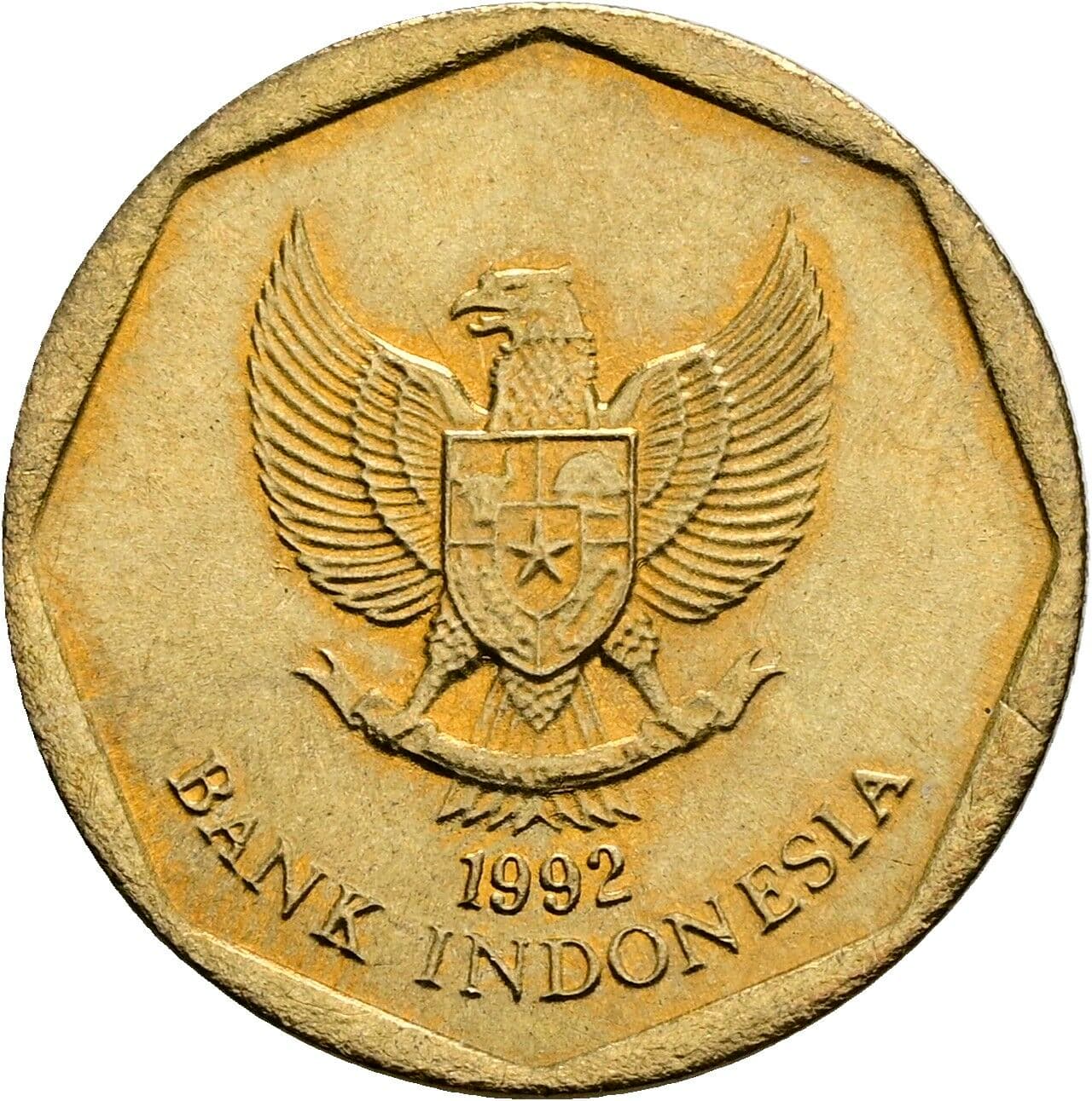 100 Rupiah 1992 – Rückseite