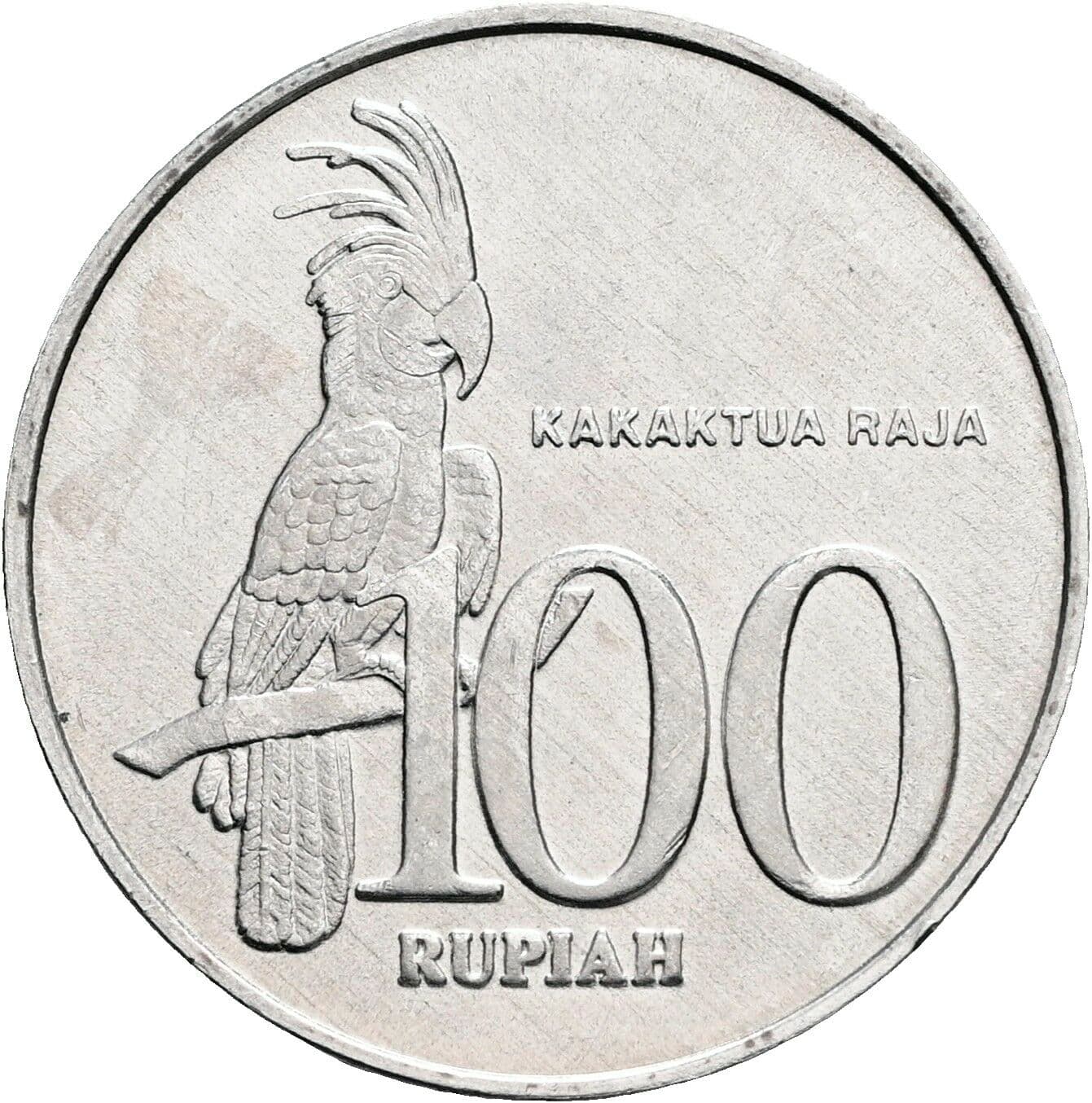 100 Rupiah 1999 – Vorderseite