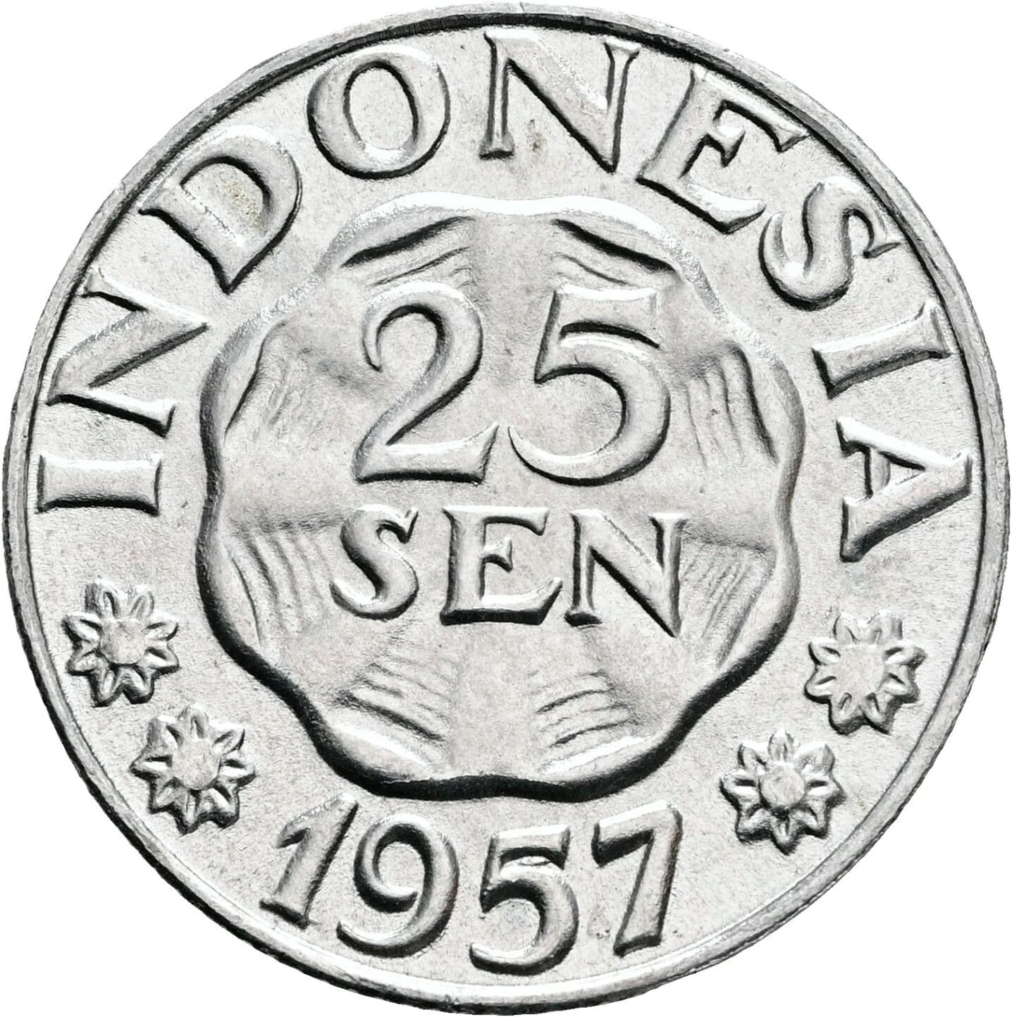 25 Sen 1957 – Vorderseite