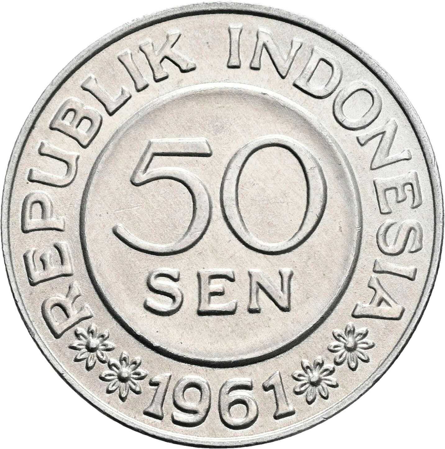 50 Sen 1961 – Vorderseite