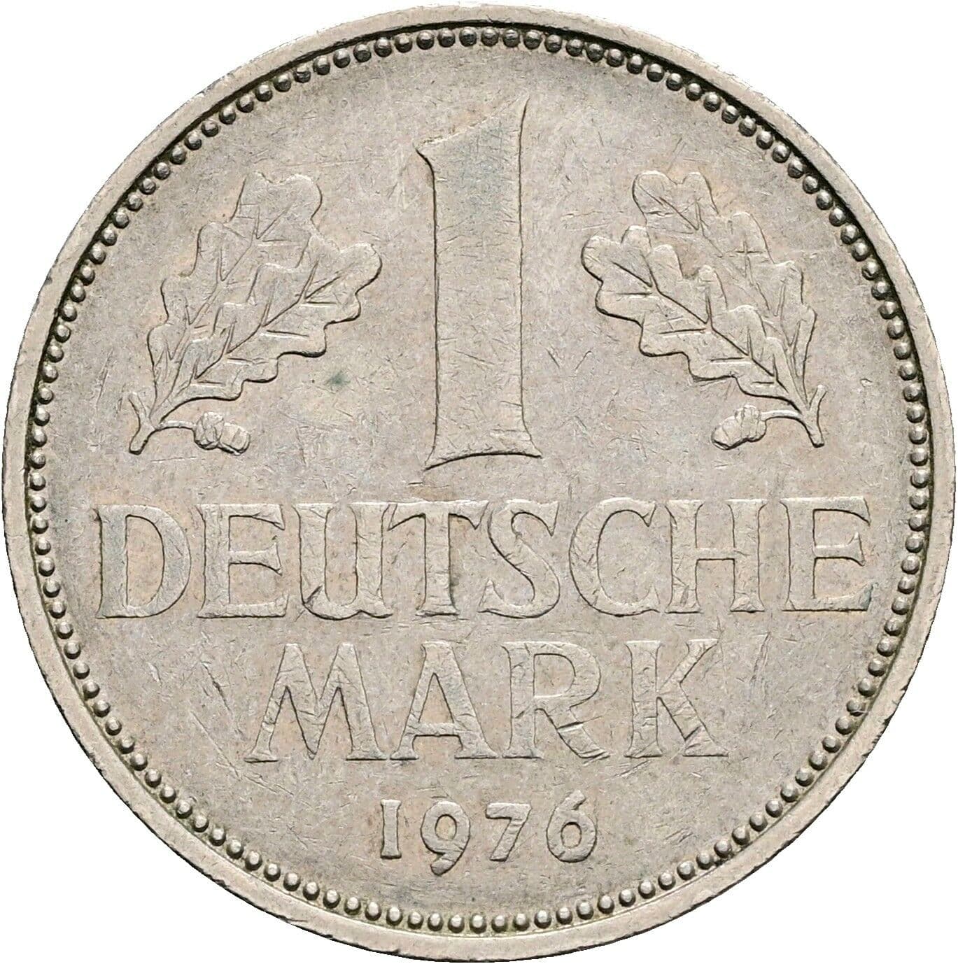 1 Deutsche Mark 1976 D – Vorderseite