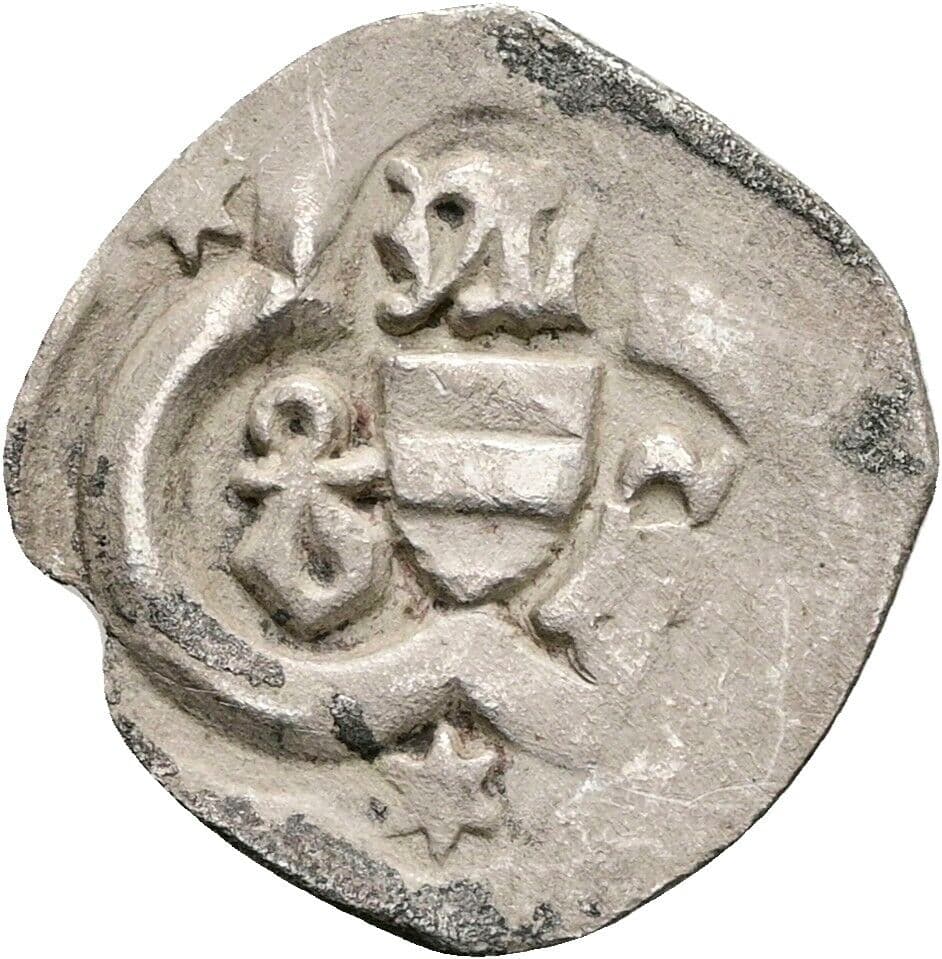 Wiener Pfennig Albrecht V. 1411-1439 – Vorderseite