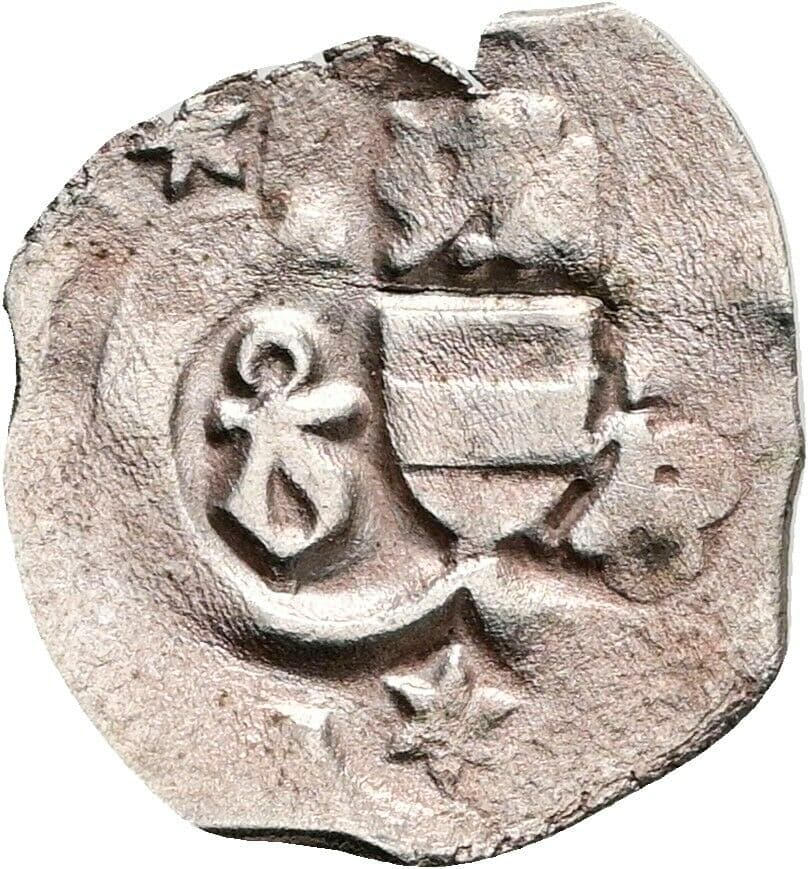 Wiener Pfennig Albrecht V. 1411-1439 – Vorderseite