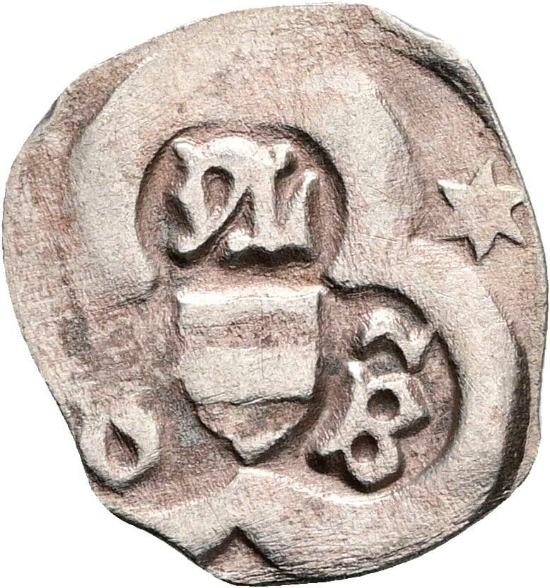 Wiener Pfennig Albrecht V. 1411-1439 – Vorderseite