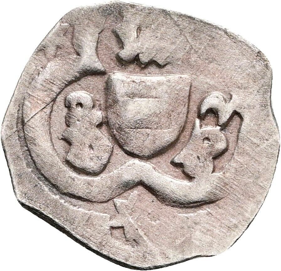 Wiener Pfennig Albrecht V. 1411-1439 – Vorderseite