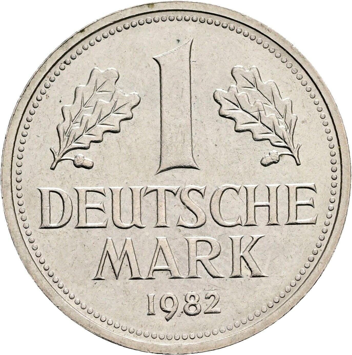 1 Deutsche Mark 1982 D – Vorderseite