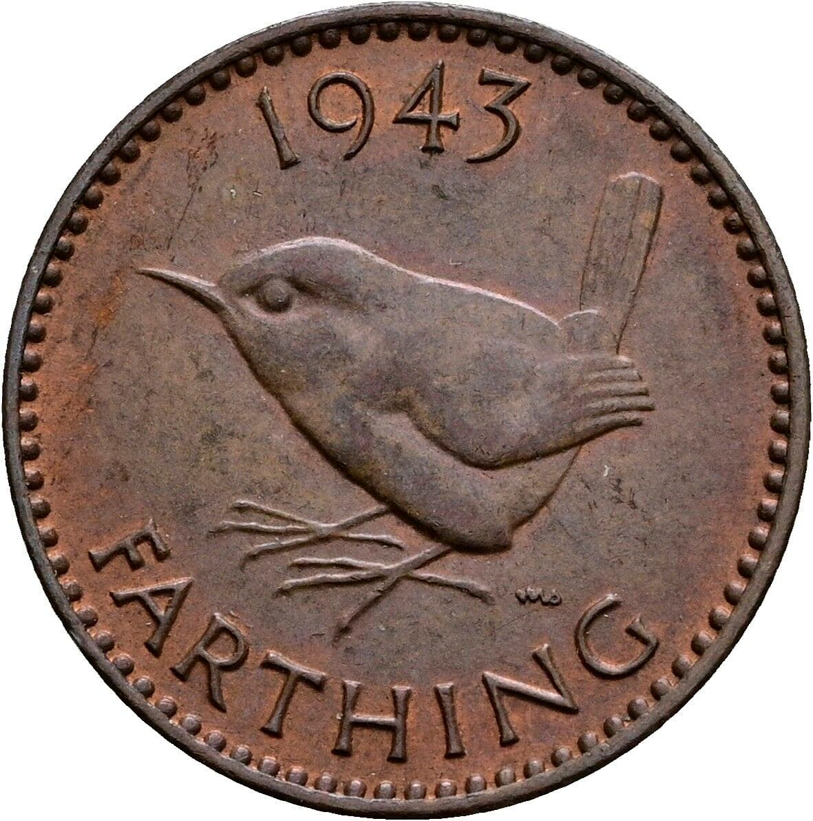 Farthing George VI. 1936-1952 1943 – Rückseite