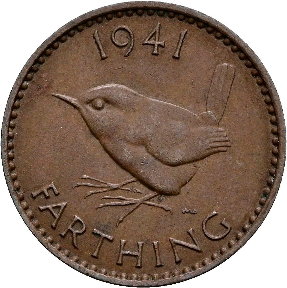 Farthing Georg VI. (1936-1952) 1941 – Rückseite