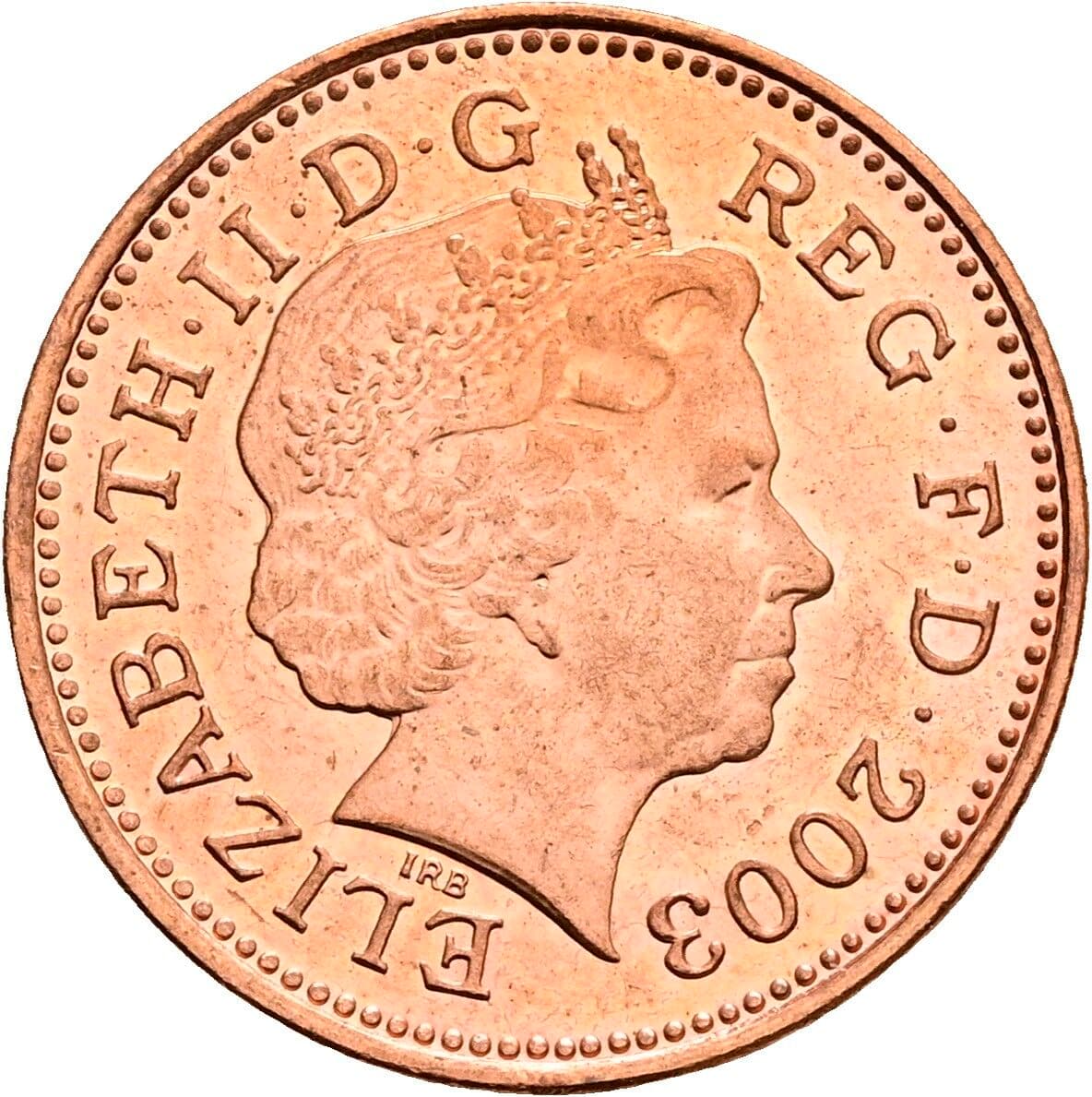 1 Penny Elisabeth II. 1952-2022 2003 – Vorderseite