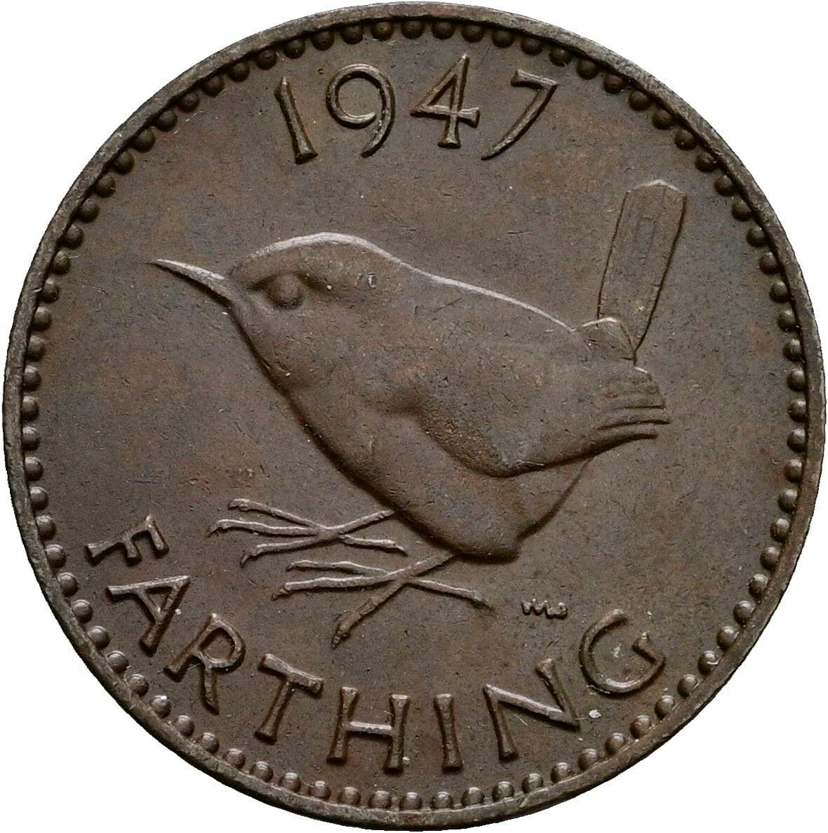 1 Farthing George VI. 1936-1952 1947 – Rückseite