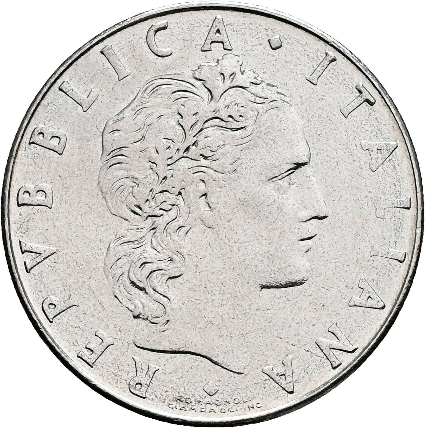 50 Lire 1979 – Vorderseite