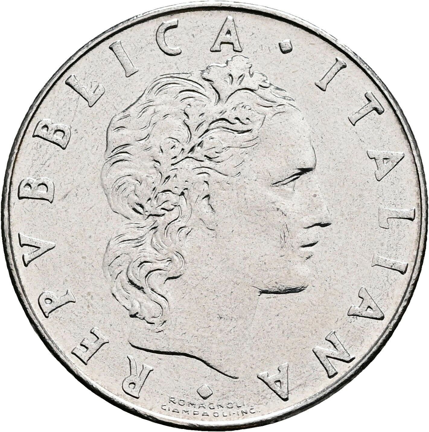 50 Lire 1979 – Vorderseite