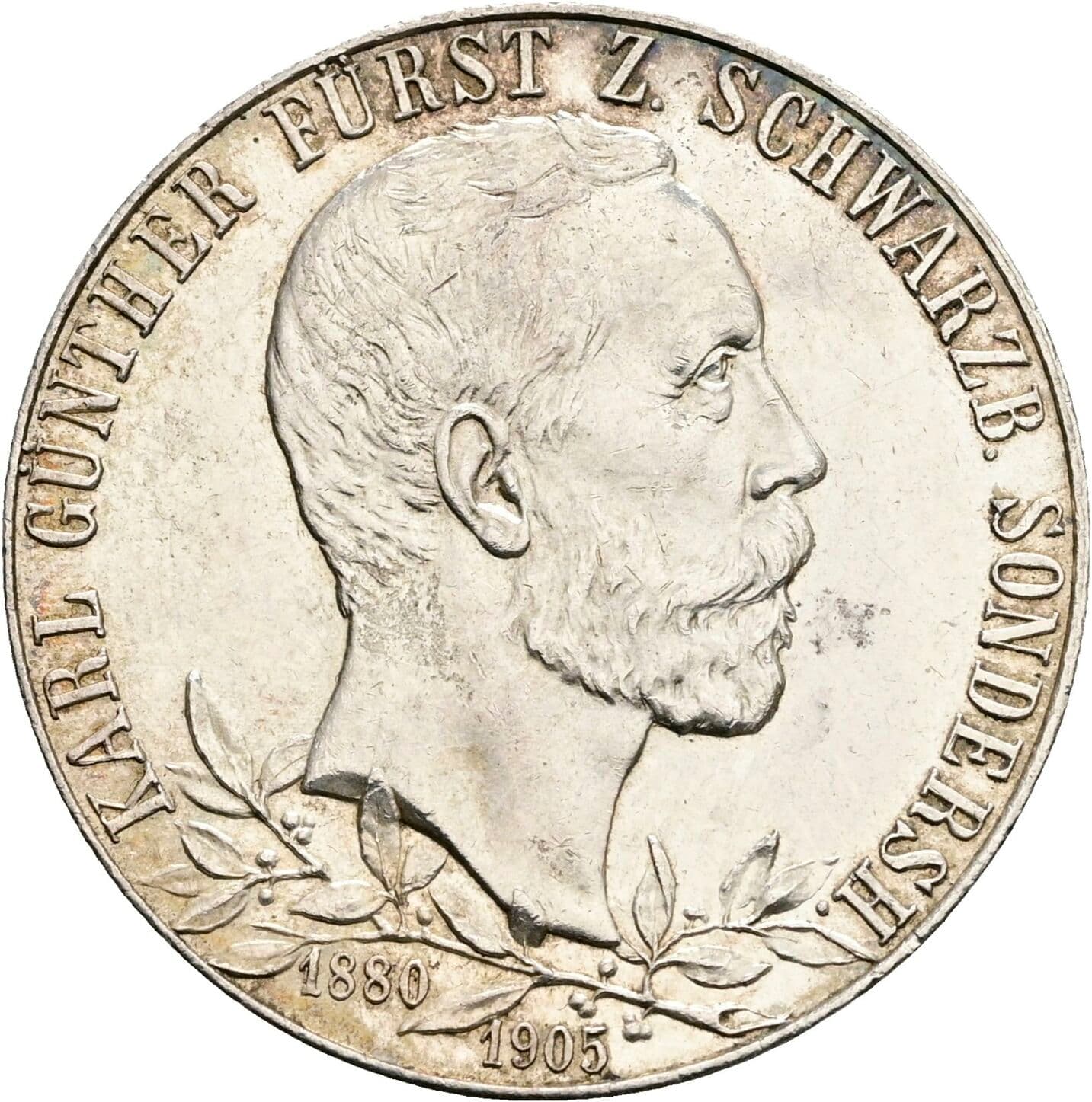2 Mark Karl Günther (1880-1909) 1905 A – Vorderseite