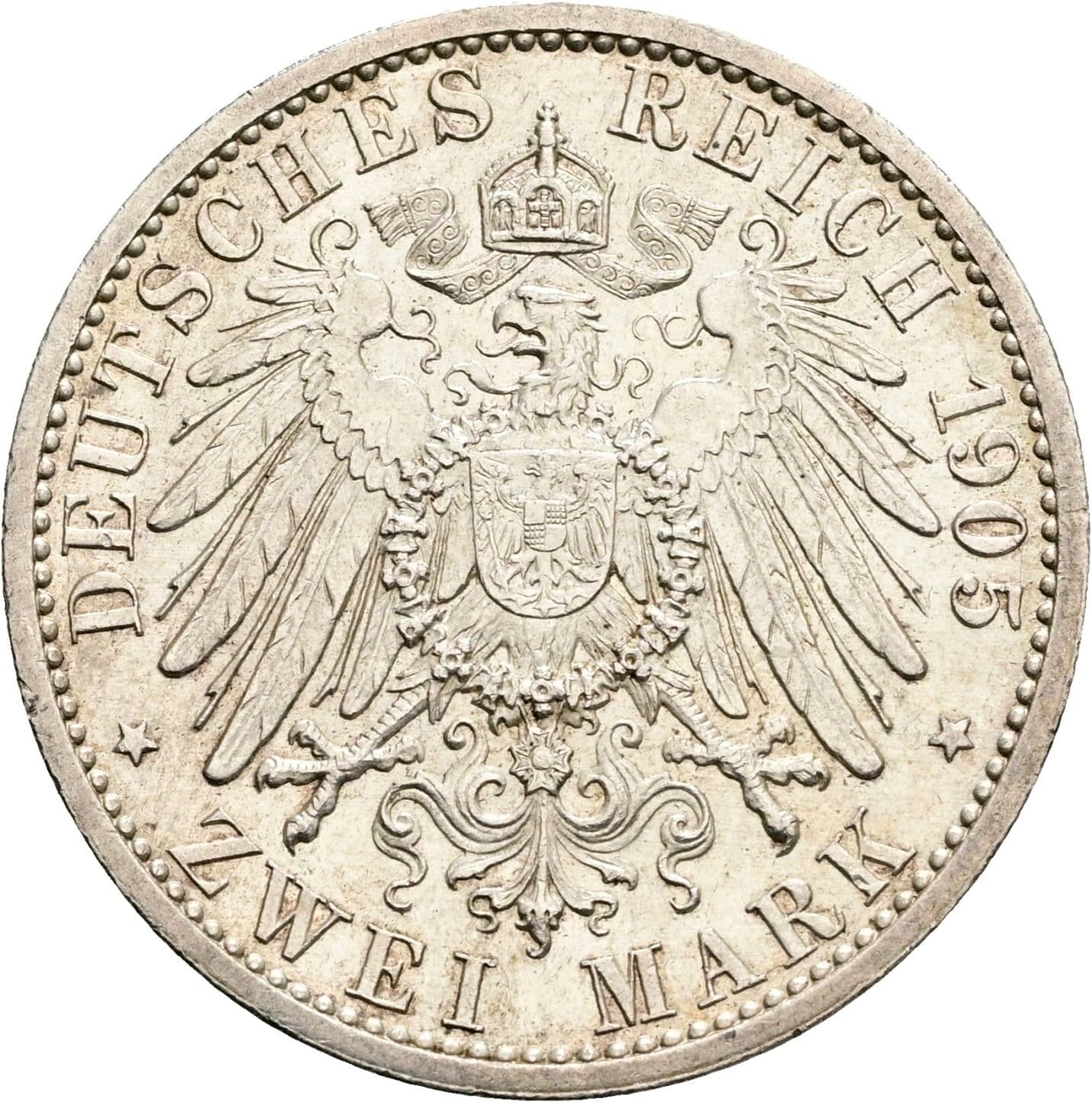 2 Mark Karl Günther (1880-1909) 1905 A – Rückseite