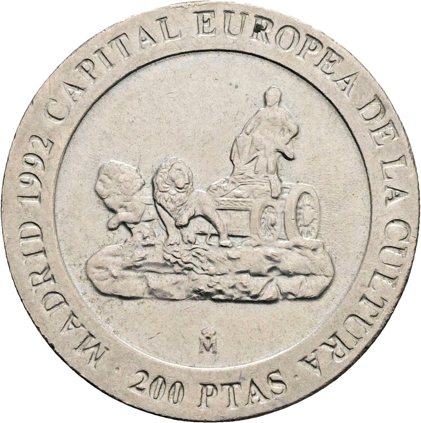200 Pesetas Juan Carlos I (1975-2014) 1991 – Rückseite