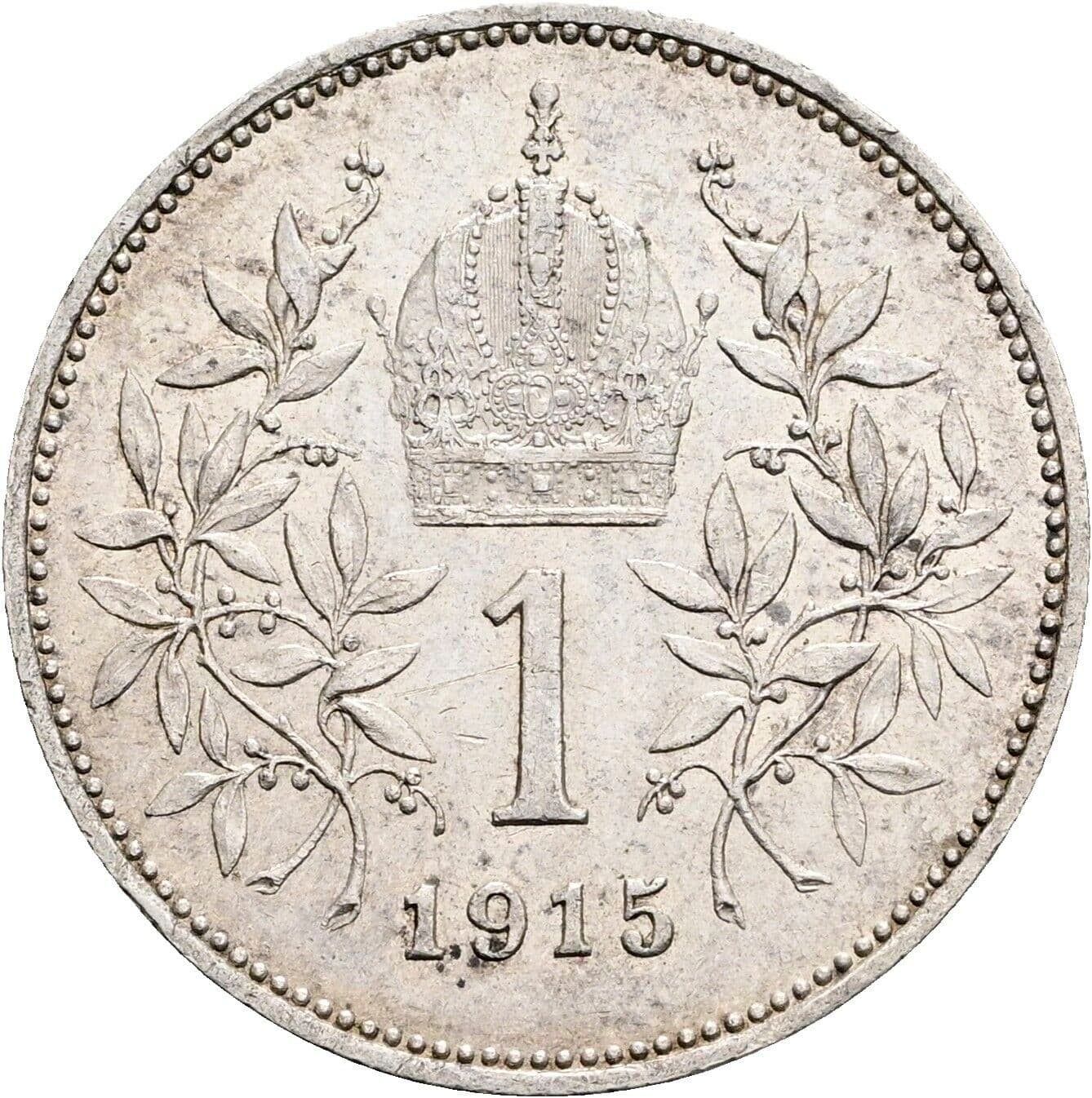 1 Krone Franz Joseph I. 1848-1916 1915 – Rückseite