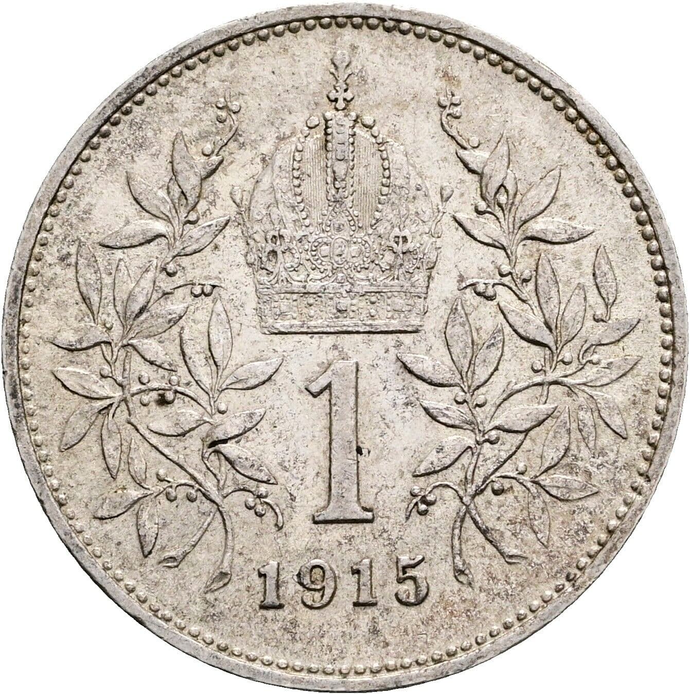 1 Krone Franz Joseph I. 1848-1916 1915 – Rückseite