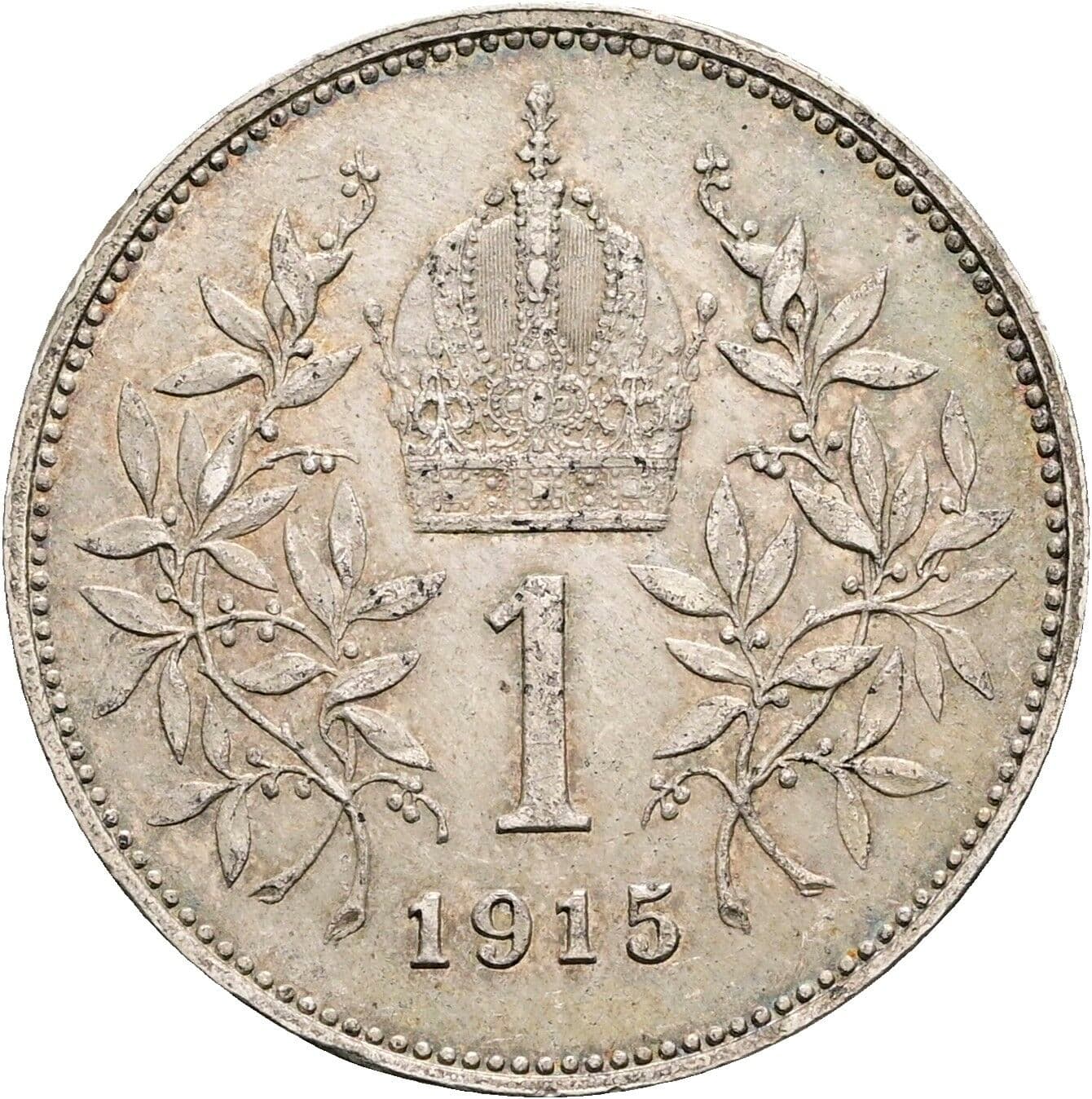 1 Krone Franz Joseph I. 1848-1916 1915 – Rückseite