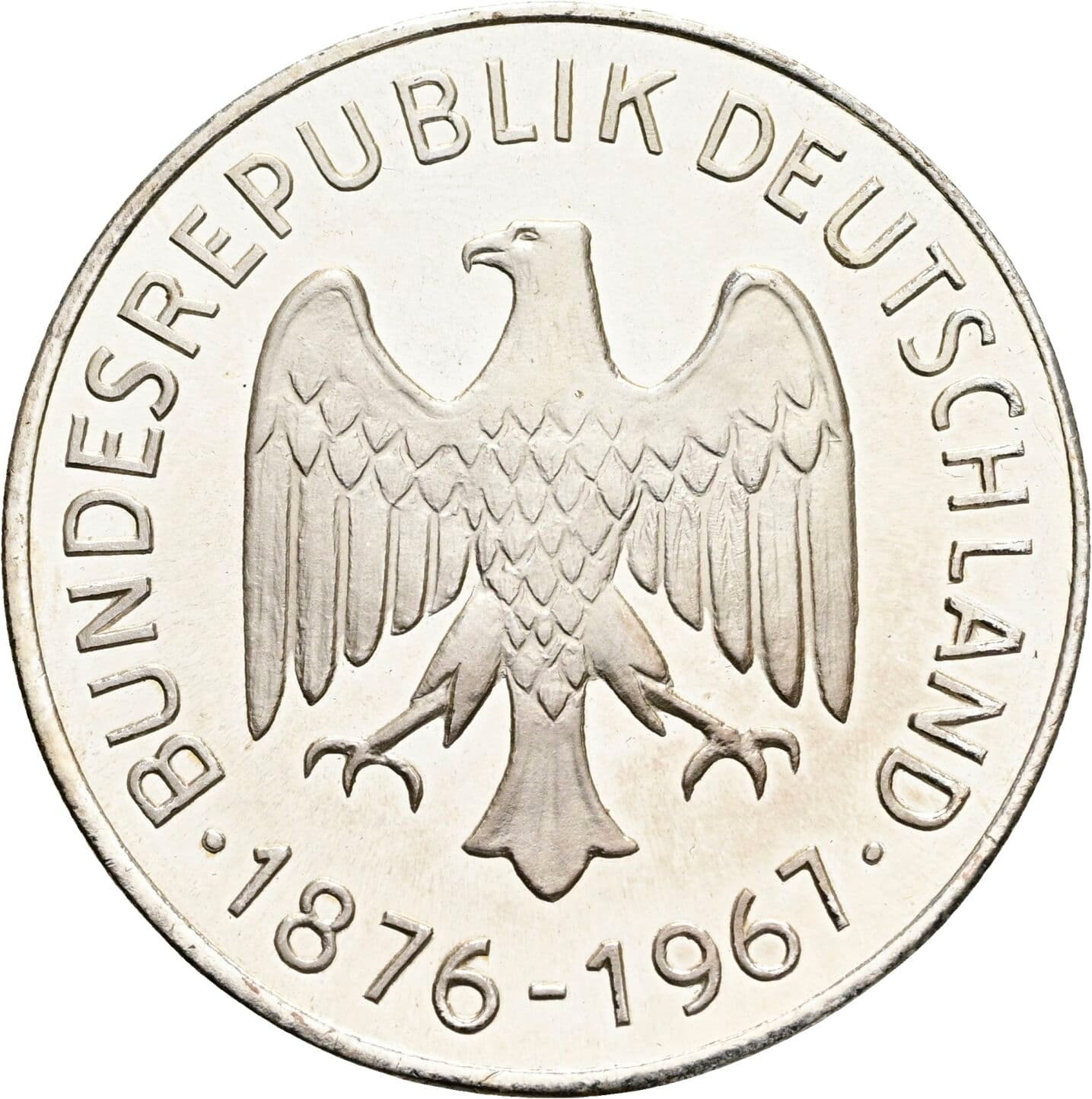 Medaille 1967 – Rückseite