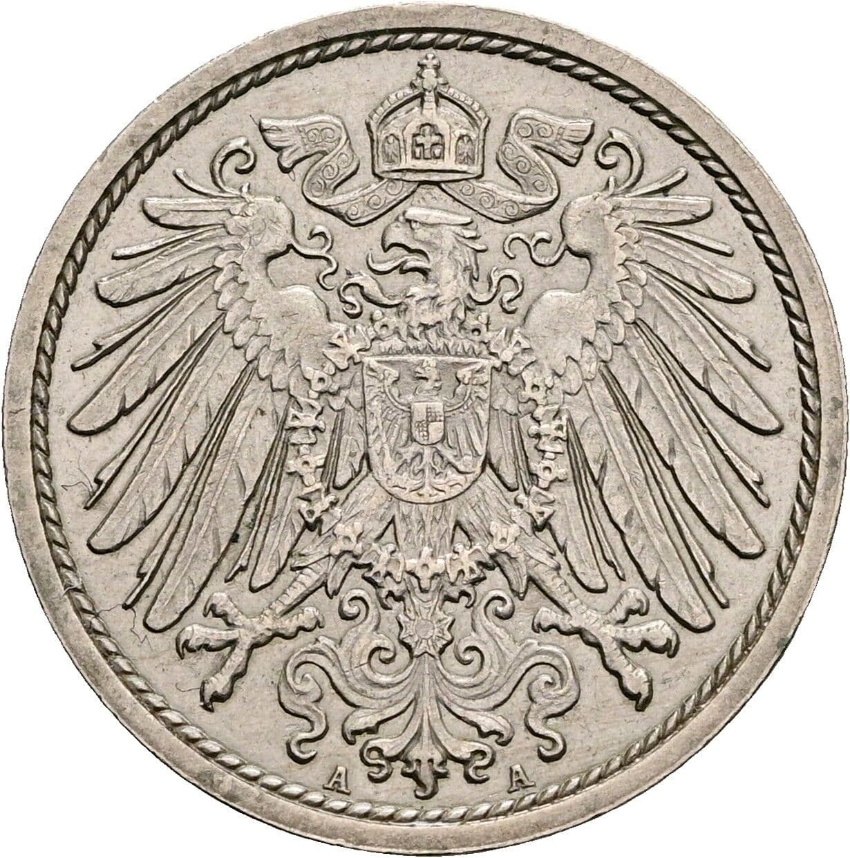 10 Pfennig 1913 A – Rückseite
