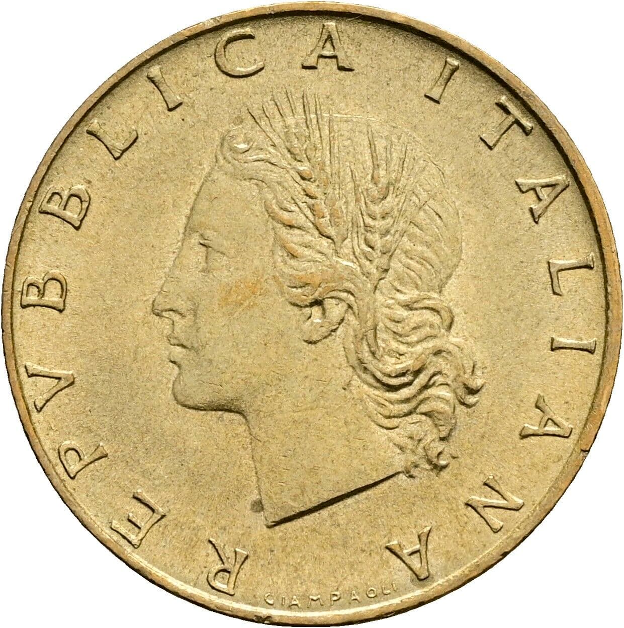 20 Lire 1983 – Vorderseite