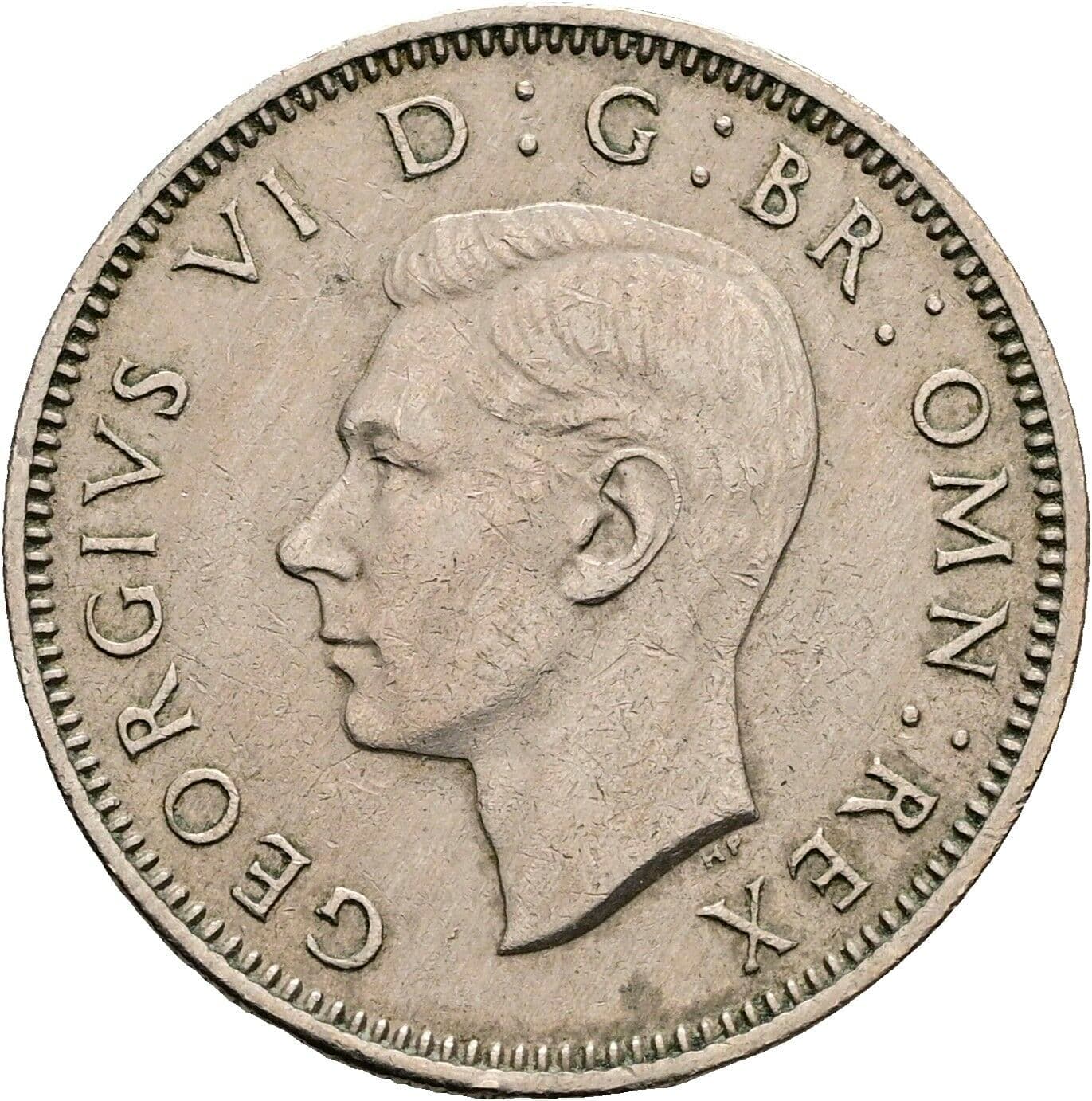 1 Shilling George VI. 1936-1952 1950 – Vorderseite