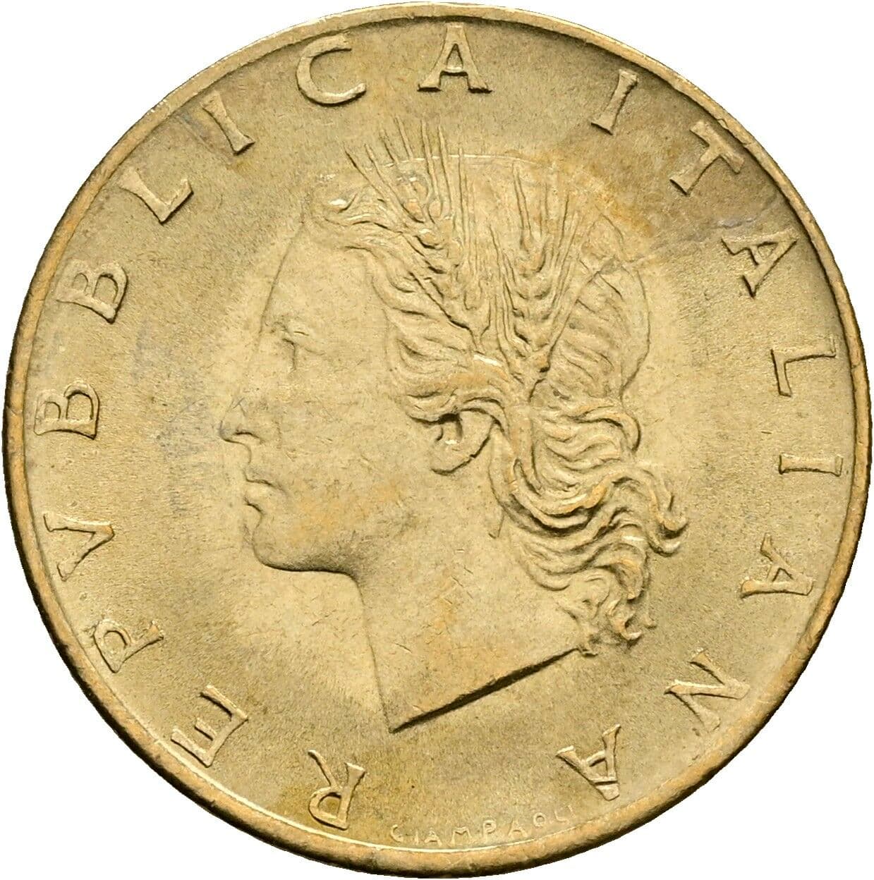 20 Lire 1984 – Vorderseite
