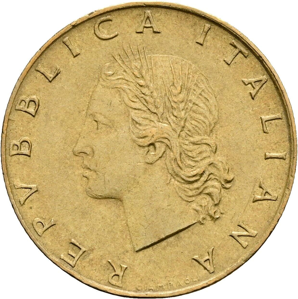 20 Lire 1981 – Vorderseite