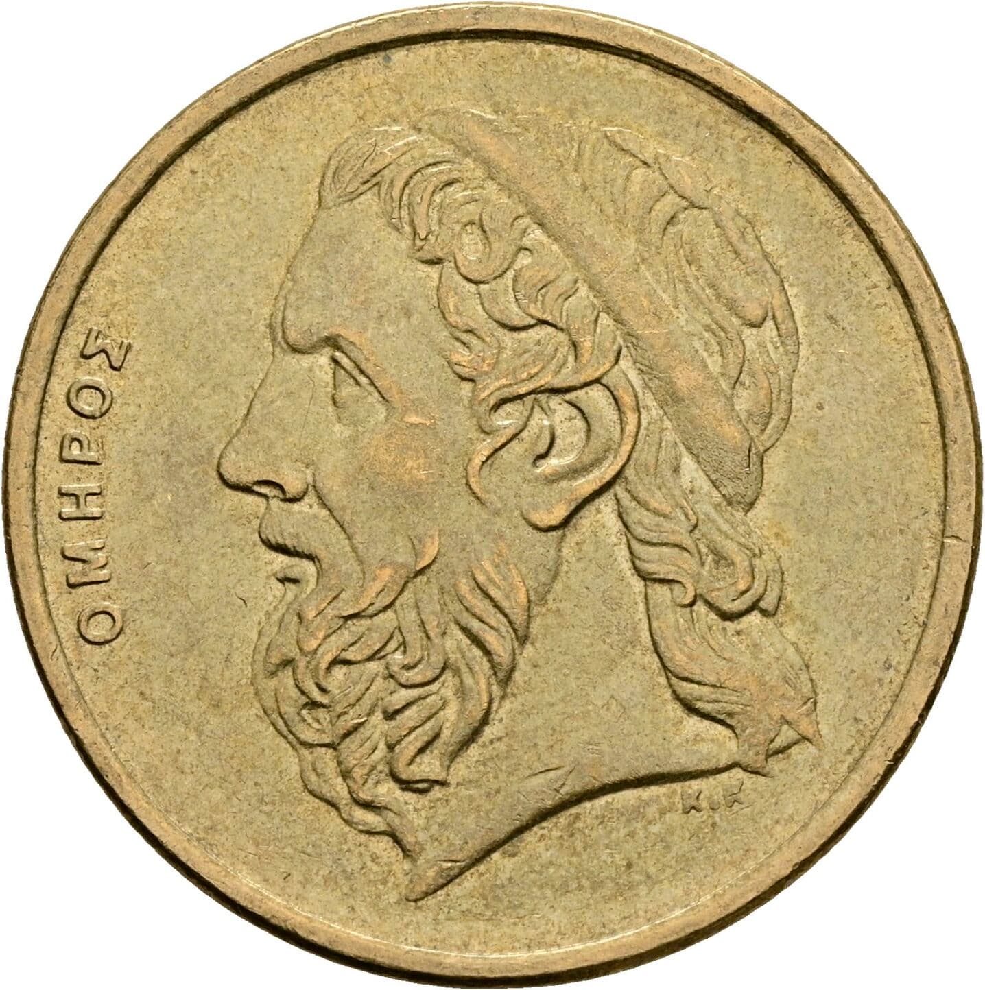 50 Drachmes 1988 – Vorderseite