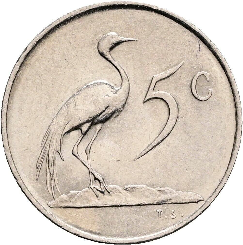 5 Cents 1984 – Vorderseite