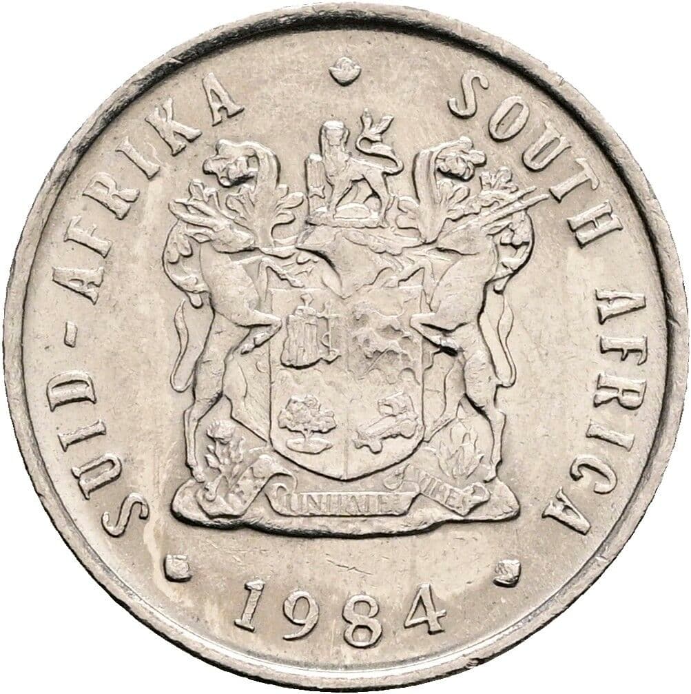 5 Cents 1984 – Rückseite
