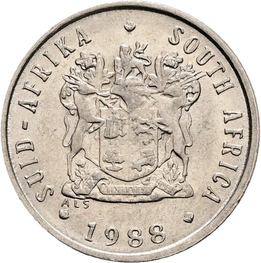 5 Cents 1988 – Rückseite