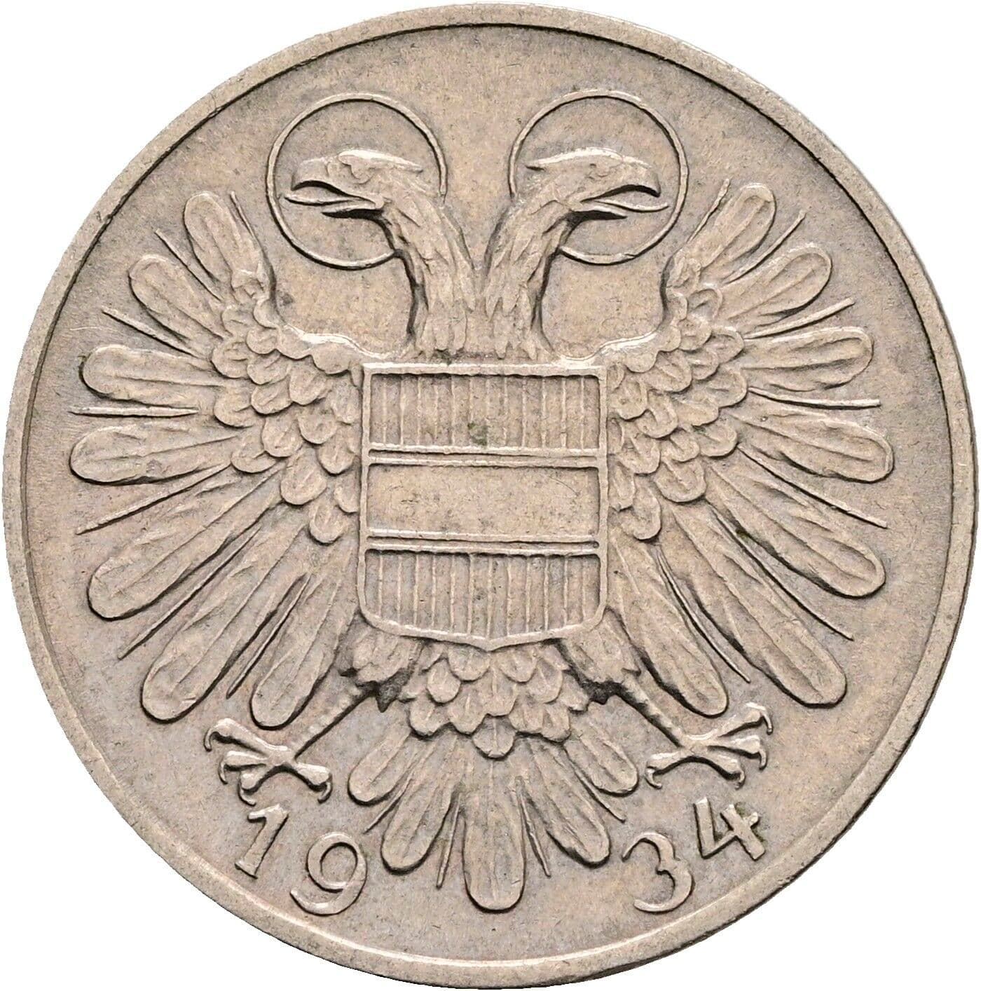 50 Groschen 1934 – Rückseite