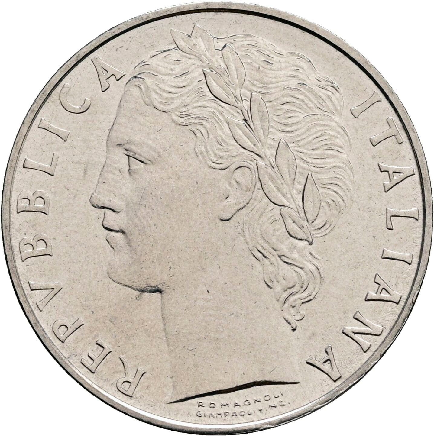 100 Lire 1973 – Vorderseite