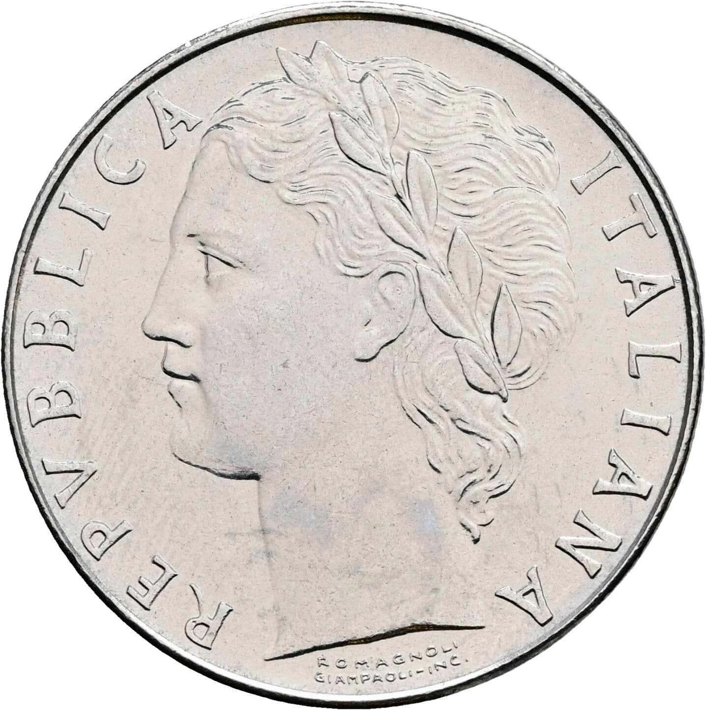 100 Lire 1980 – Vorderseite