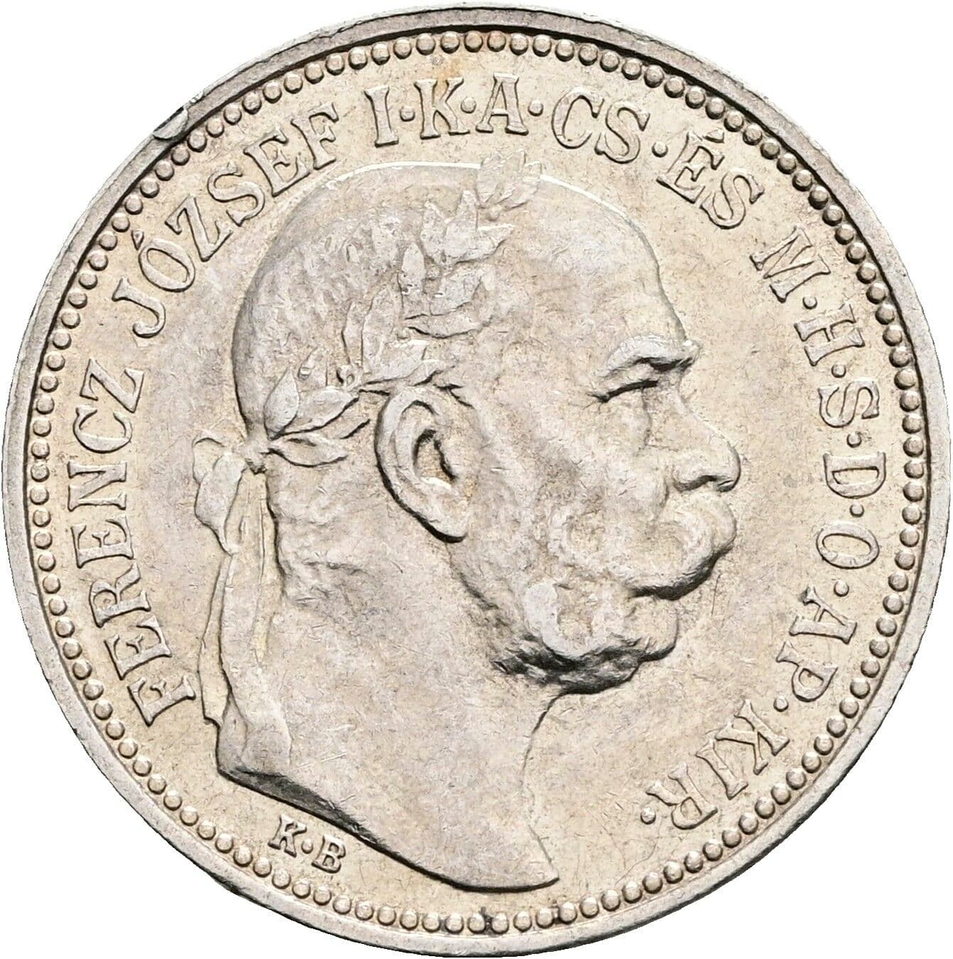 1 Korona Franz Joseph I. 1848-1916 1914 KB, Kremnitz – Vorderseite