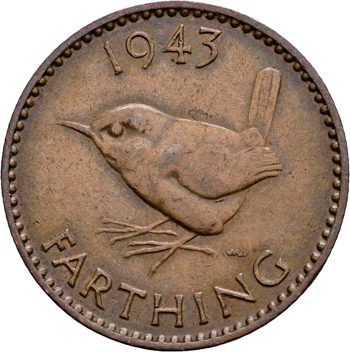 Farthing George VI. 1936-1952 1943 – Rückseite