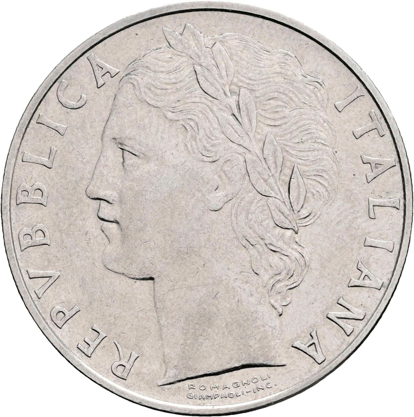 100 Lire 1966 – Vorderseite
