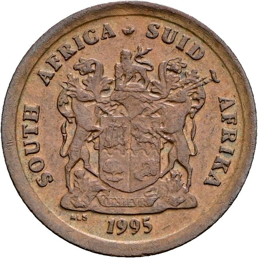 1 Cent 1995 – Rückseite