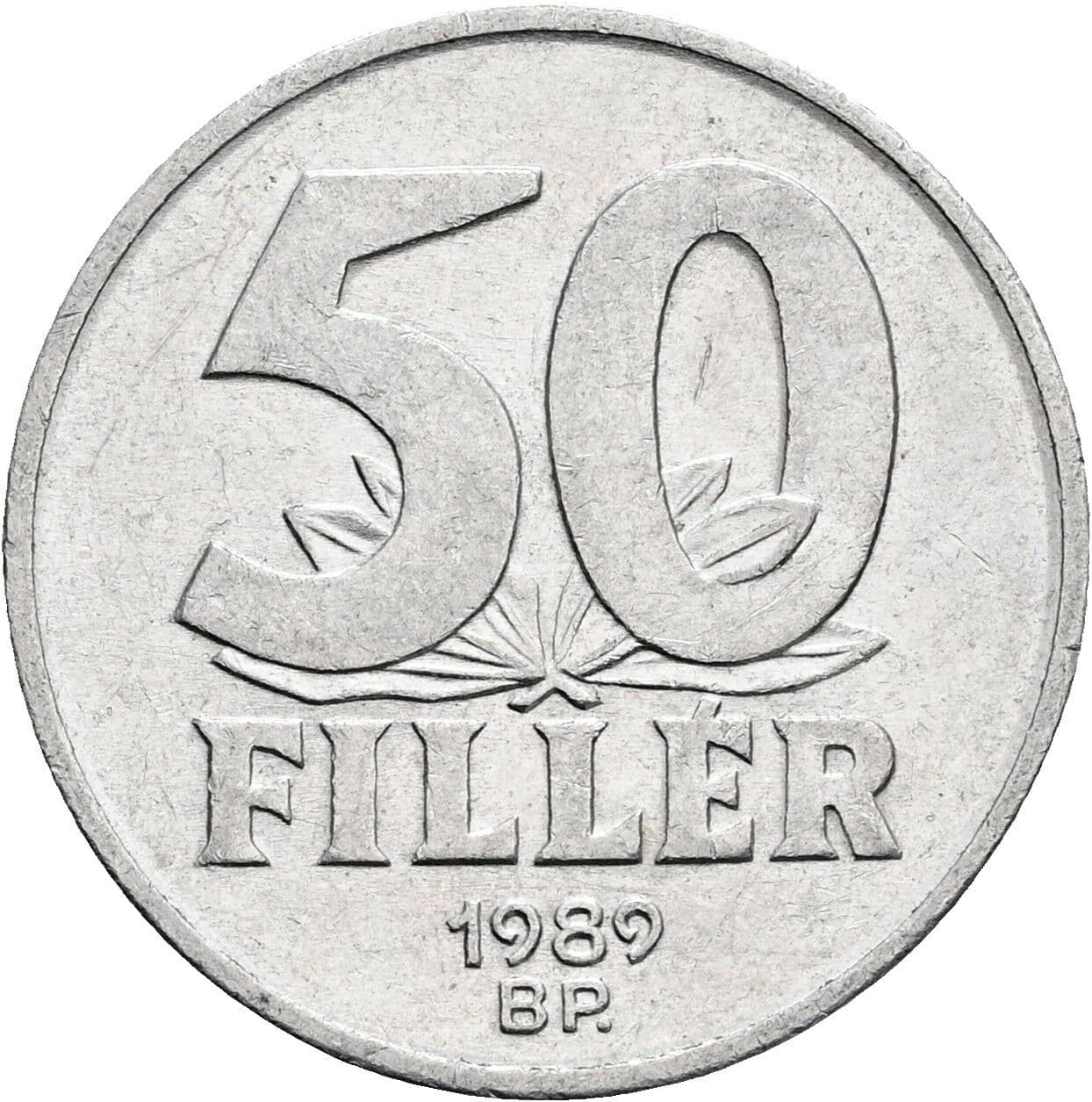 50 Filler 1989 – Vorderseite